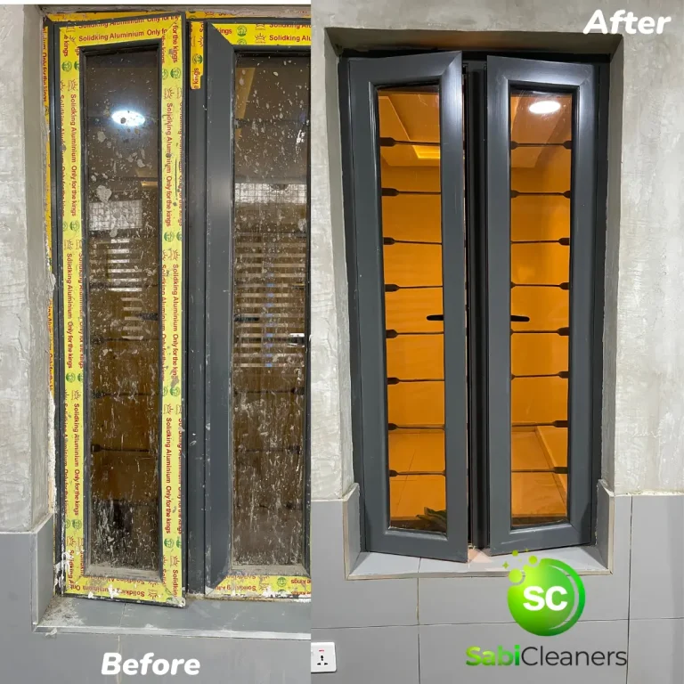 Commercial property cleaning project carried out by Sabicleaners